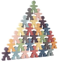 Flockmen Flockmen Houten Bouwspeelgoed 27stuks