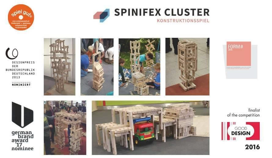 Spinifex Cluster Constructiespeelgoed Spinifex Cluster Starter 34 Constructiestukken - Afbeelding 3