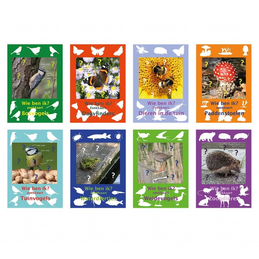 Tringa Paintings Achtdelige Set Inclusief Map Dierenzoekkaarten - Afbeelding 3