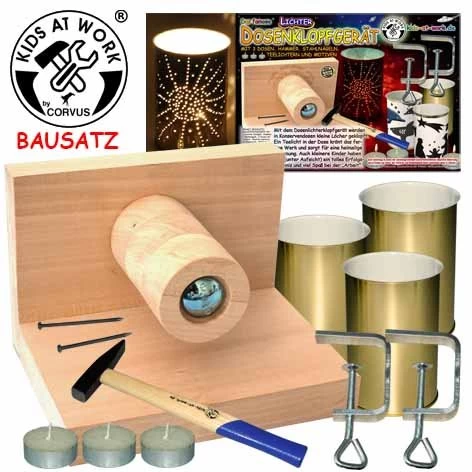 Kids At Work Kindergereedschap Complete DIY Set Voor Lantaarn Maken