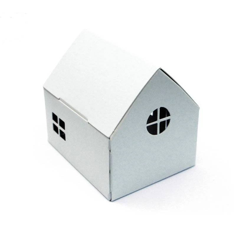 Litogami Zonne-energie Bouwpakketten Bouwpakket Solar Huisje Wit Om Te Schilderen En In Te Kleuren - Afbeelding 3