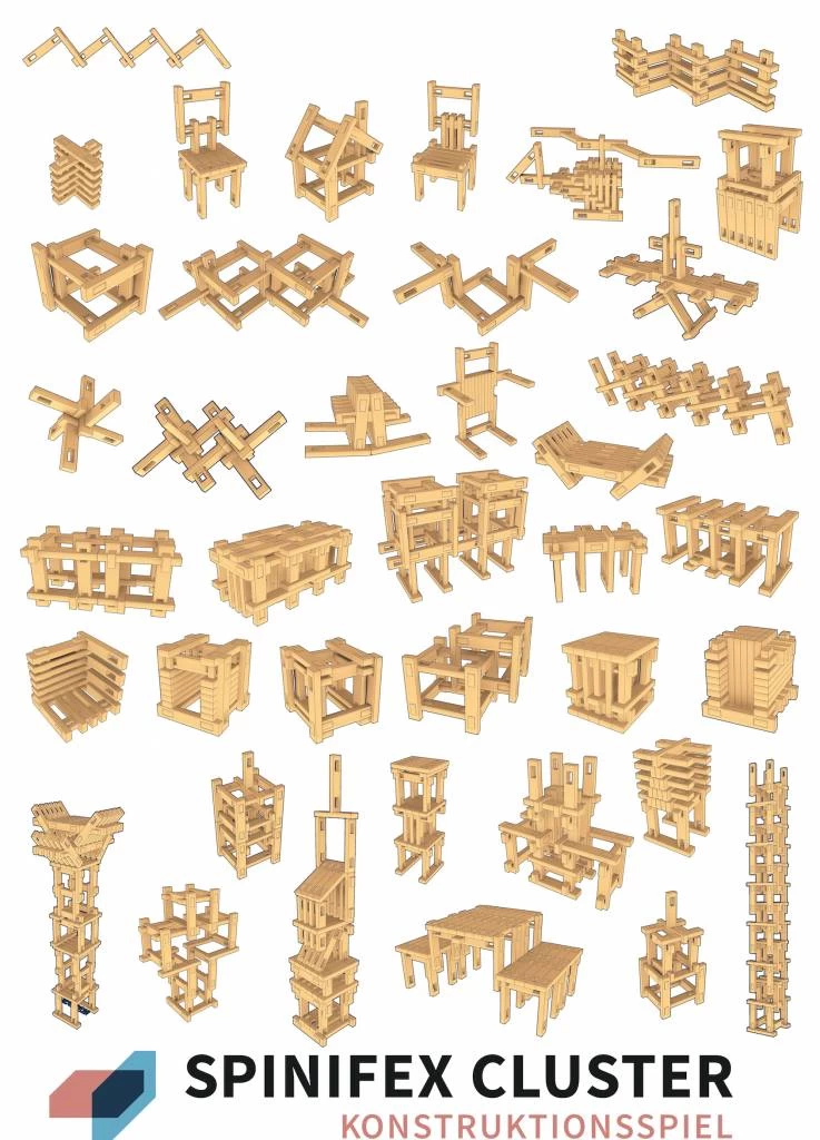 Spinifex Cluster Constructiespeelgoed Spinifex Cluster Starter 99 KITA - Afbeelding 3