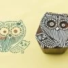 Blockwallah Blokstempel Owl Family - Familie Uil - Klein Formaat