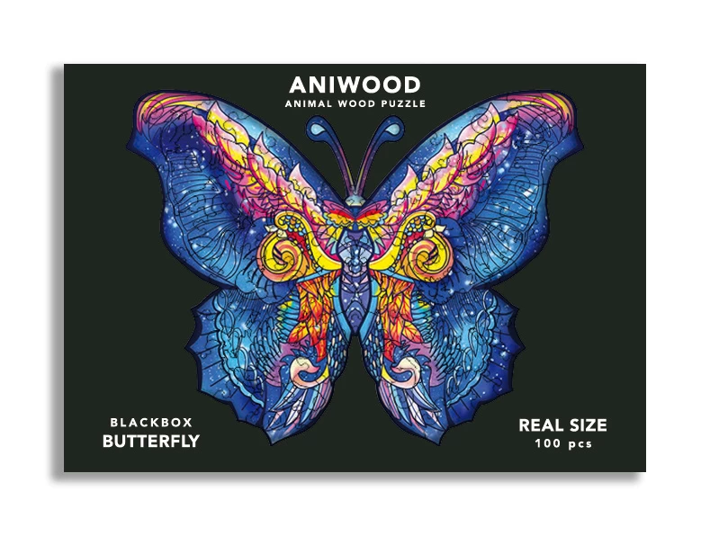 Aniwood Aniwood Puzzle Butterfly Small