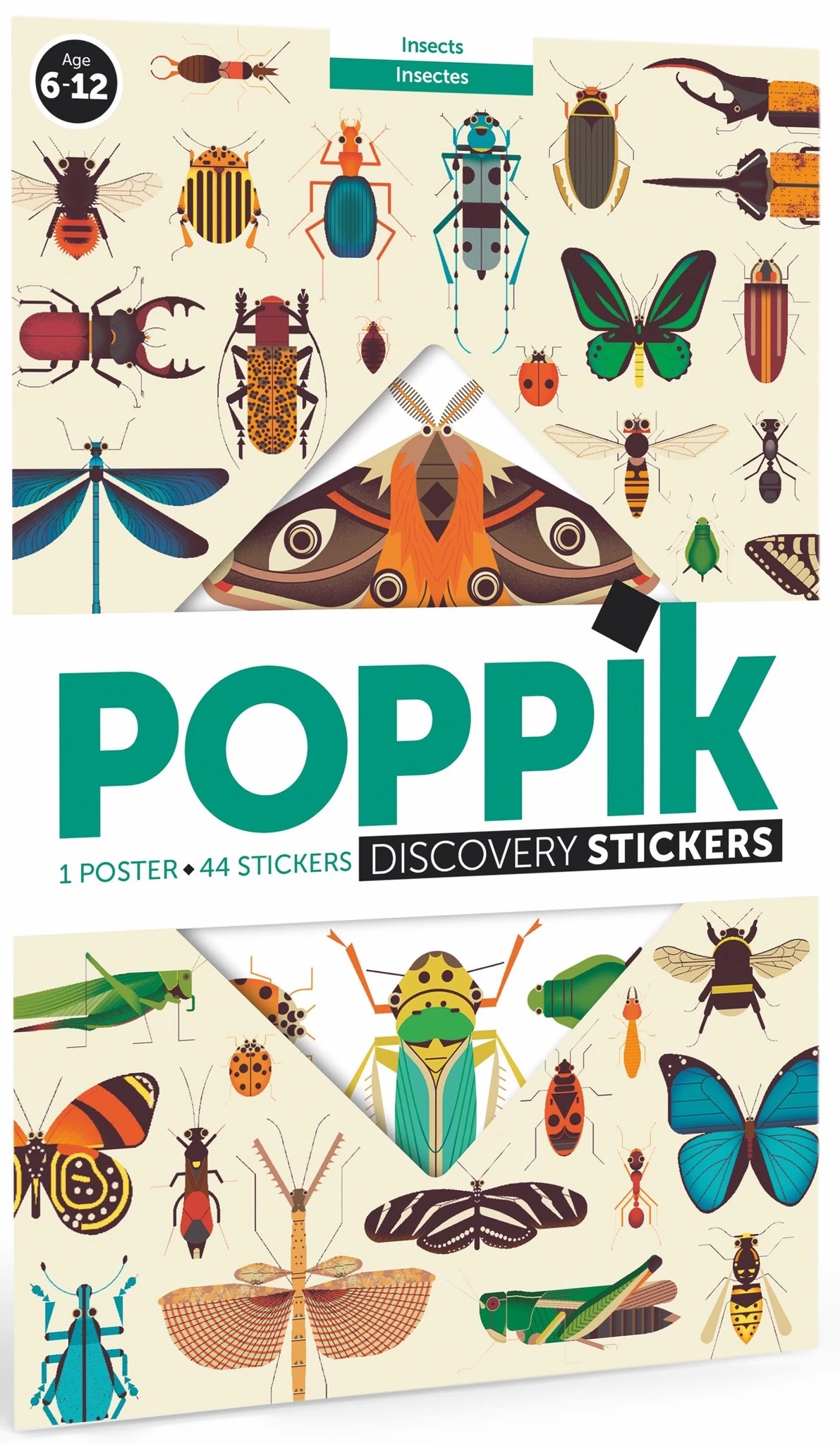 Poppik Poppik Stickerposter Insecten