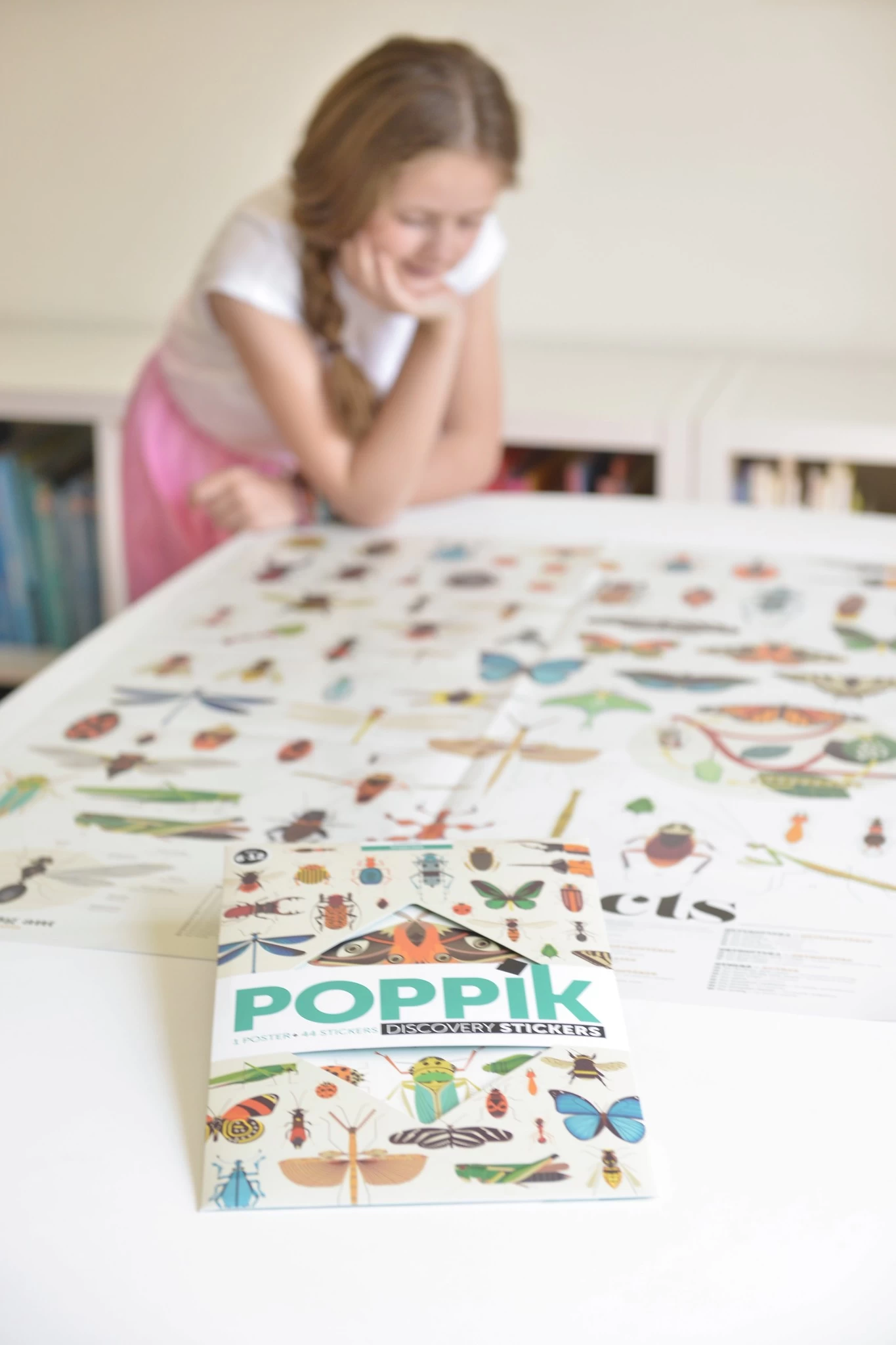 Poppik Poppik Stickerposter Insecten - Afbeelding 3