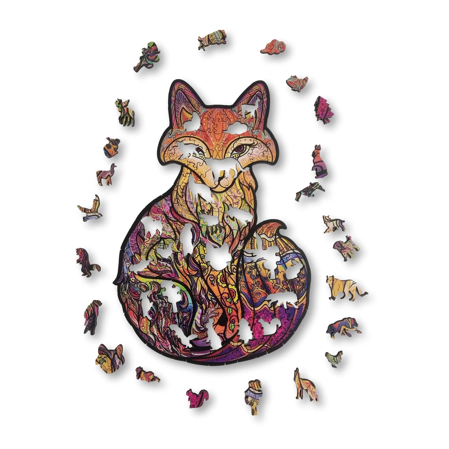 Aniwood Aniwood Puzzel Vos Medium - Afbeelding 5