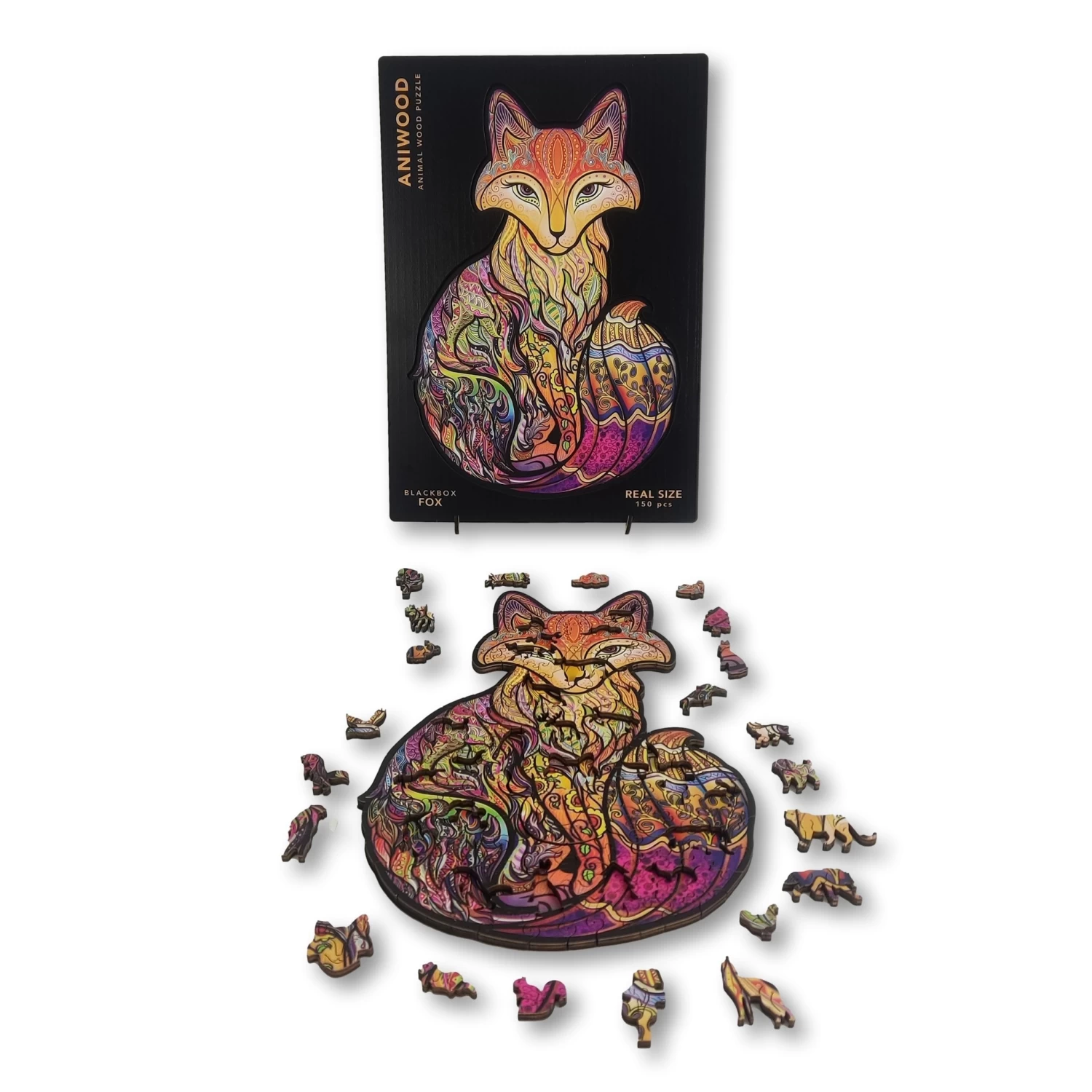 Aniwood Aniwood Puzzel Vos Medium - Afbeelding 8