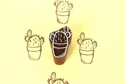 Blockwallah Blokstempel Cactus