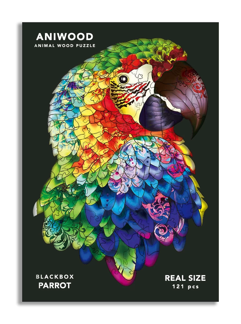 Aniwood Aniwood Puzzle Parrot Medium