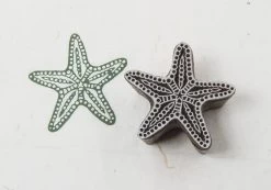 Blockwallah Blokstempel Starfish - Zeester