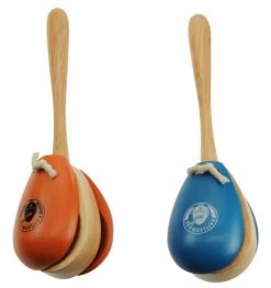 Rattlesnake Van Corvus Toys Castagnette Van Hout Met Handvat