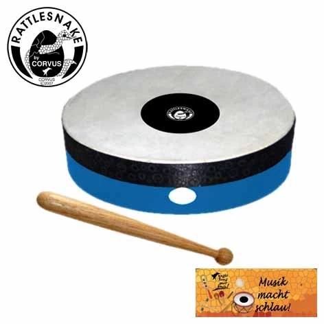 Rattlesnake Van Corvus Toys Handtrommel Met Natuurvel - Afbeelding 2