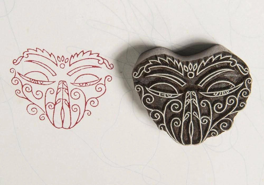 Blockwallah Blokstempel Namaste