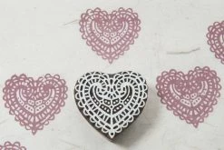 Blockwallah Blokstempel Lace Heart - Kanten Hart