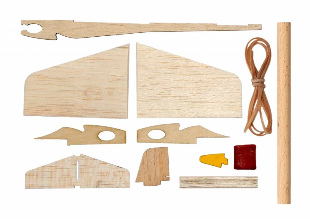 Kids At Work Kindergereedschap Vliegtuig Katapult- DIY Pakket - Afbeelding 3