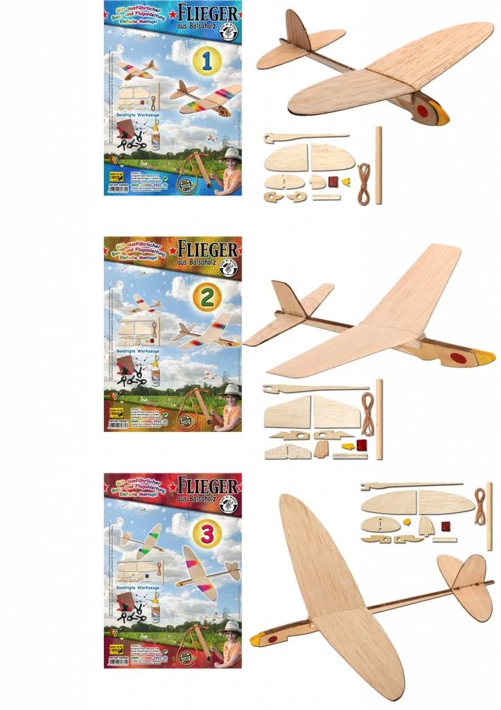 Kids At Work Kindergereedschap Vliegtuig Katapult- DIY Pakket - Afbeelding 4