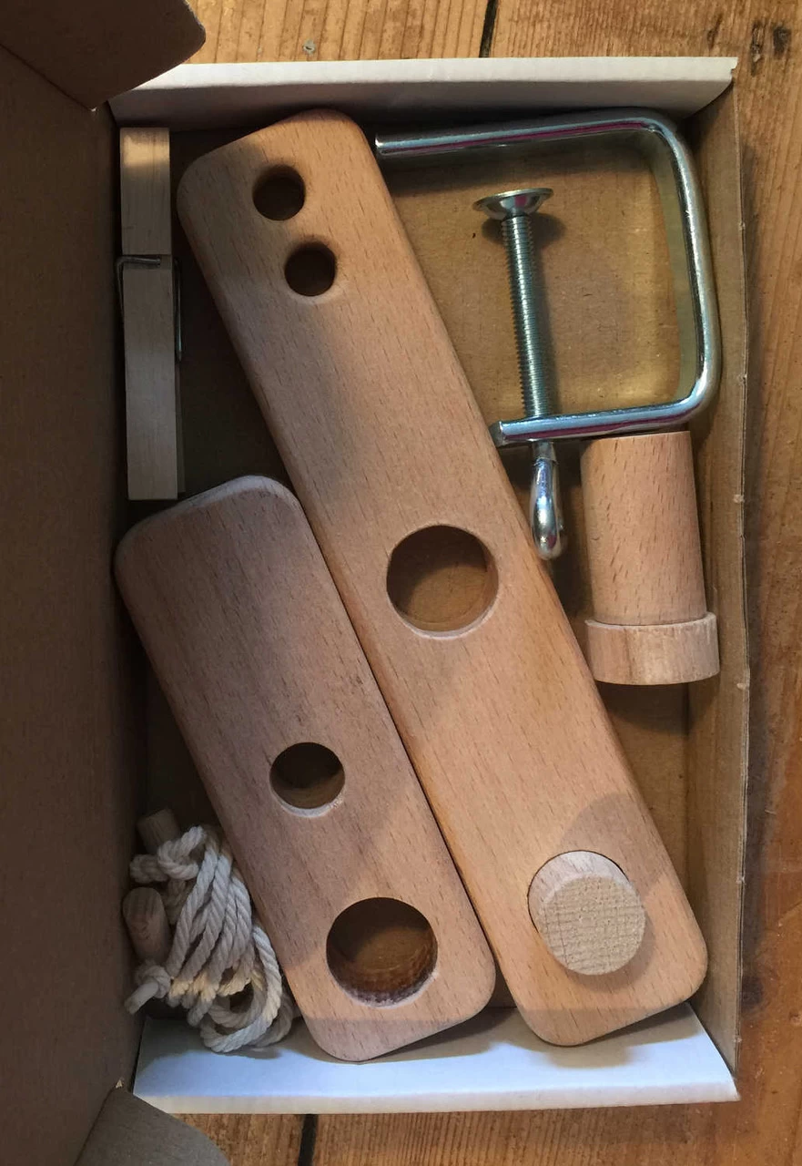 Speelbelovend Speelbelovend Houten Takel Of Hijskraan Tobias - Afbeelding 5